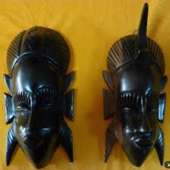 Black Guardian Mask Pair